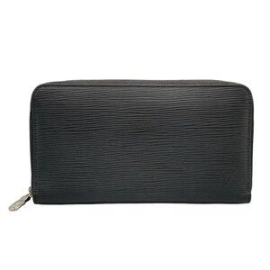 LOUIS VUITTON Zippy Organizer NM M62643 Noir Epi RFID : confirmed Long Wallet